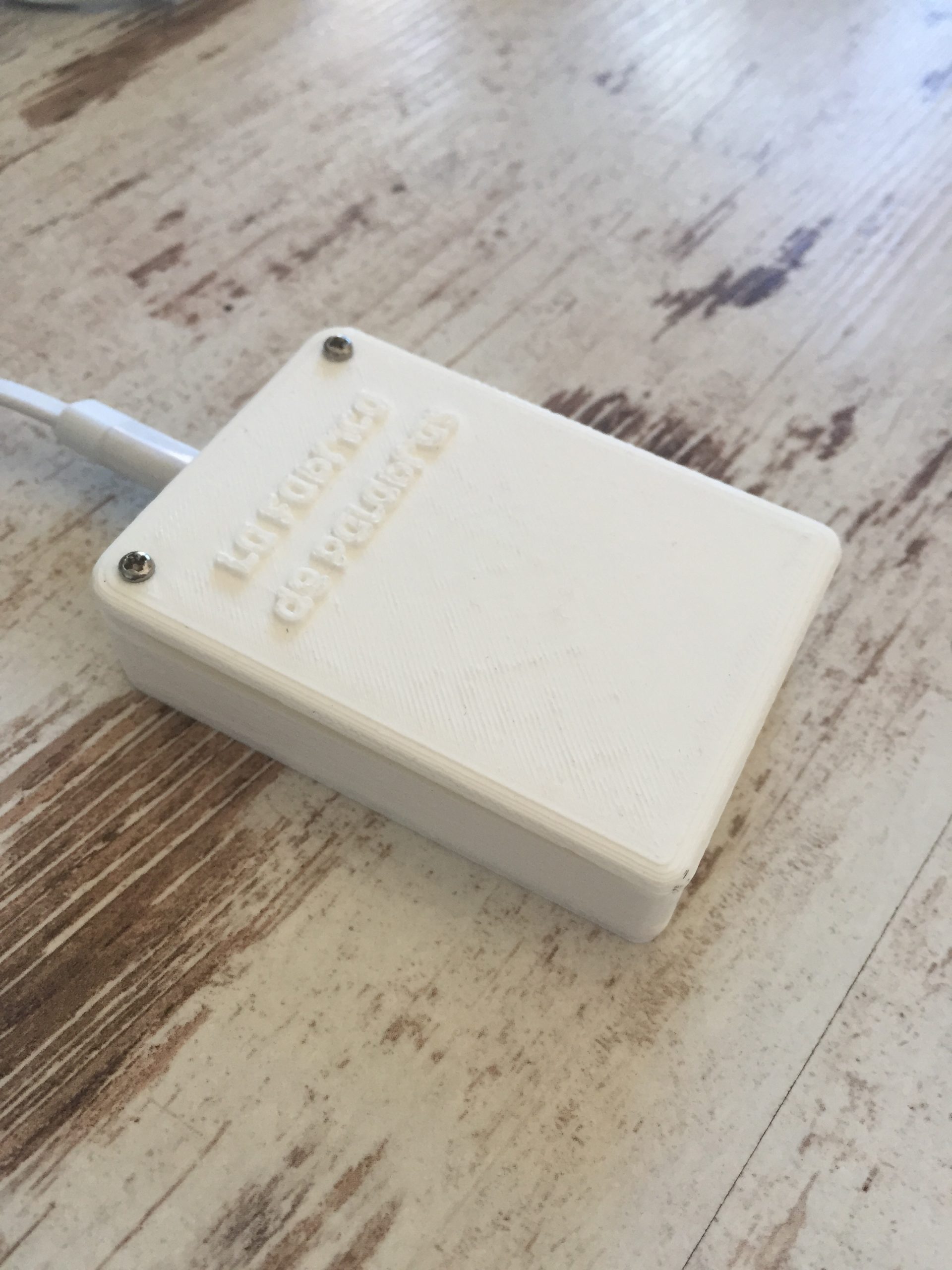 pulsador impreso en 3D